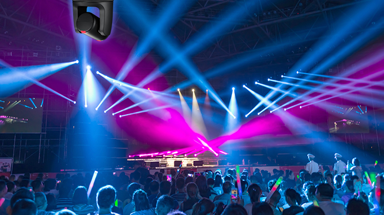 Auto Tracking being used on stage