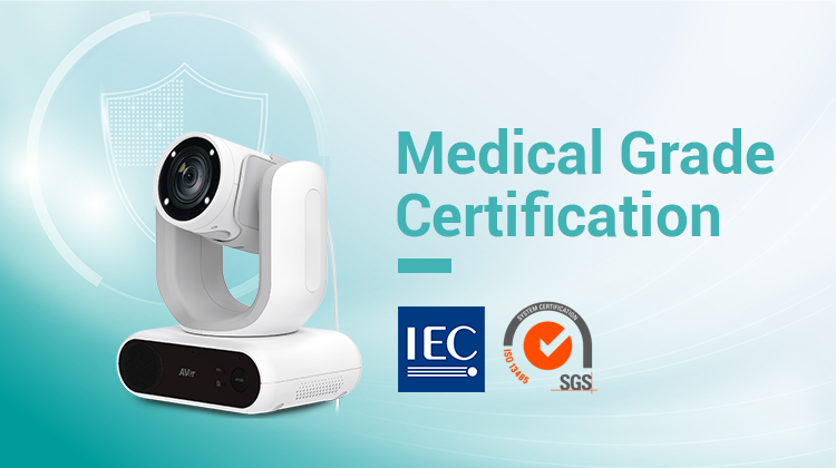 AVer medical grade cameras have medical grade certifications