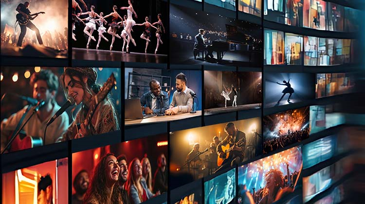 Performances that need NDI for broadcasting and live streaming