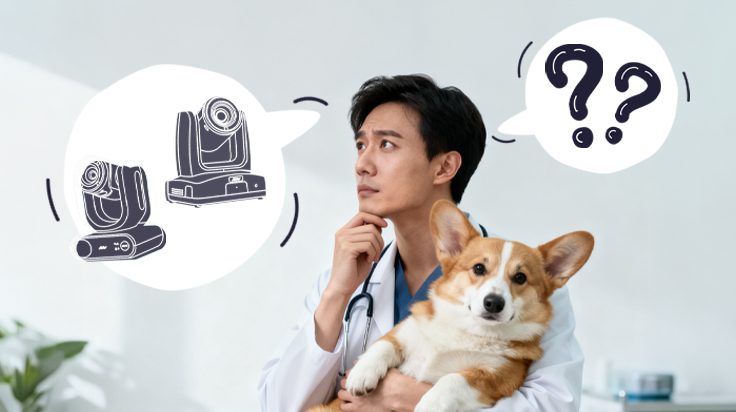 A veterinarian considering if medical grade cameras are the right fit for him.