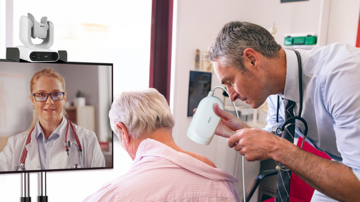 A teleconsultation with a dermatologist