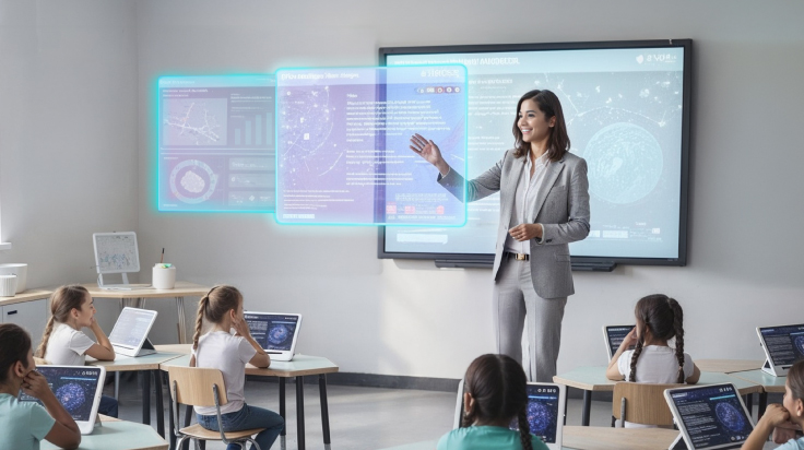 AI supporting teacher teaching and student learning